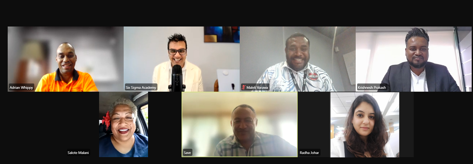 Virtual Lean Six Sigma training session